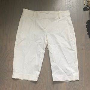 Theory white shorts